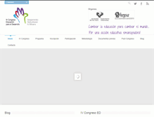 Tablet Screenshot of congresoed.org
